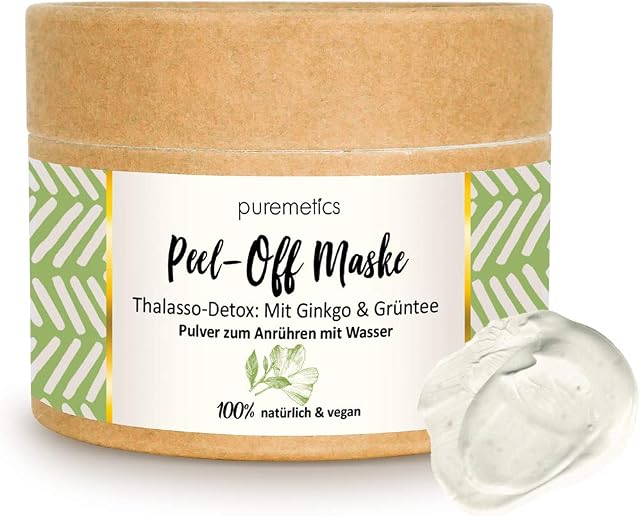 puremetics Detox Ginkgo Green Tea Peel-Off Mask