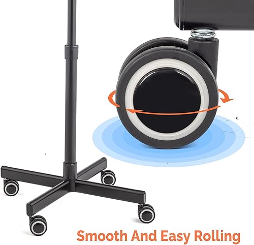 Miniatura 6 de OmySalon Vaporizador facial profesional, vaporizador facial con niebla de ozono caliente para salón de belleza, spa, hogar, pulverizador giratorio,