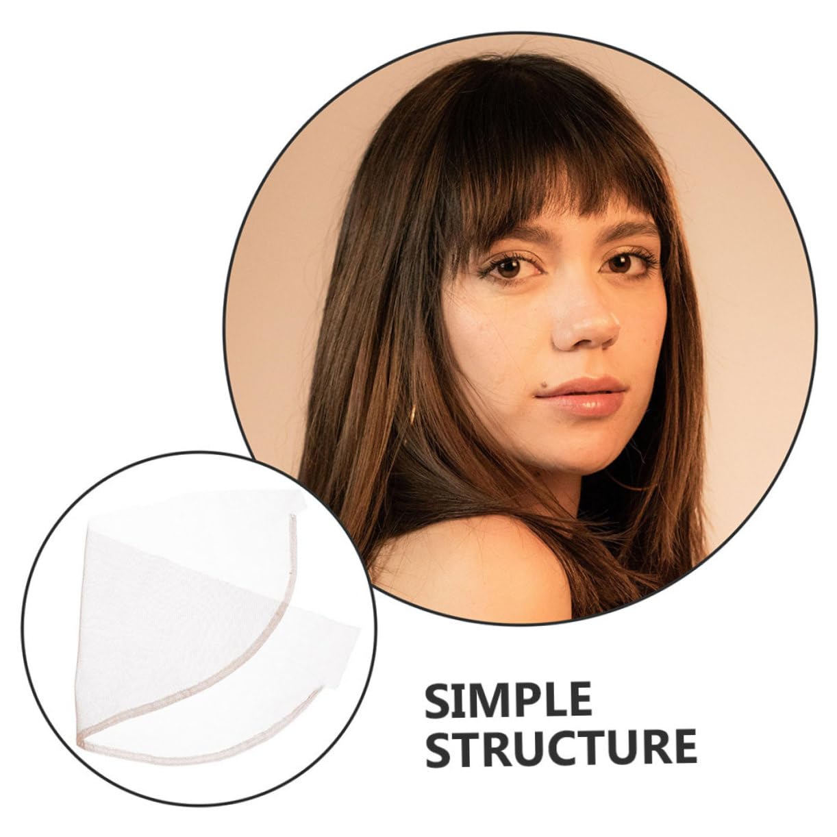 2pcs Brown Lace Wig Net Base for DIY Wig Making