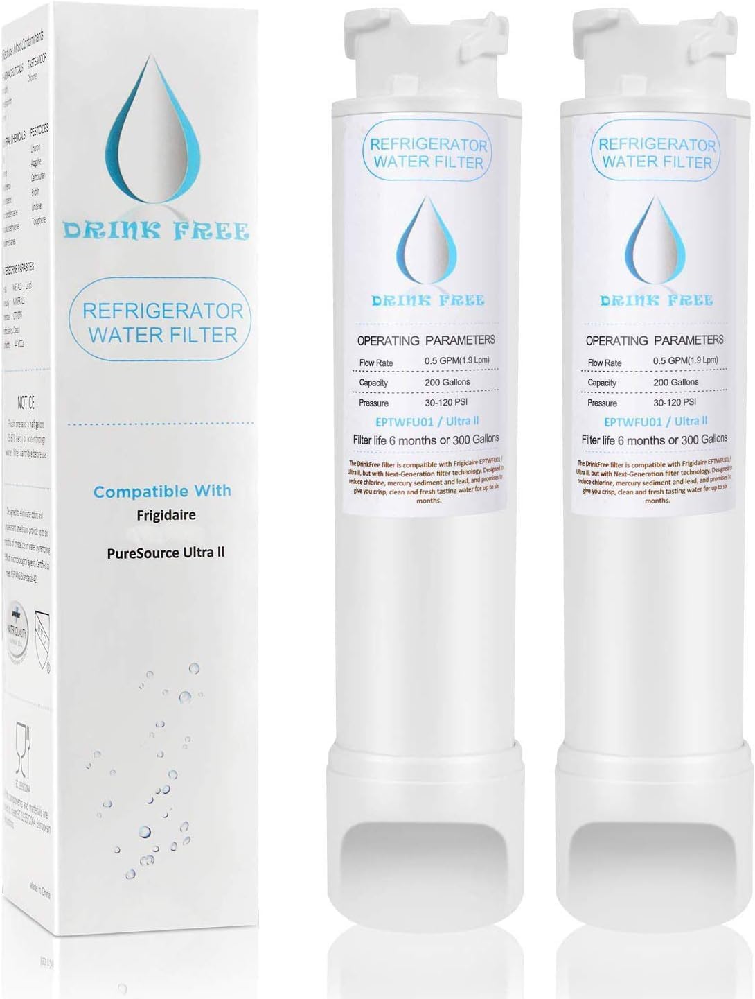 Fridge Water Filter Compatible with Electrolux & Westinghouse EPTWFU01