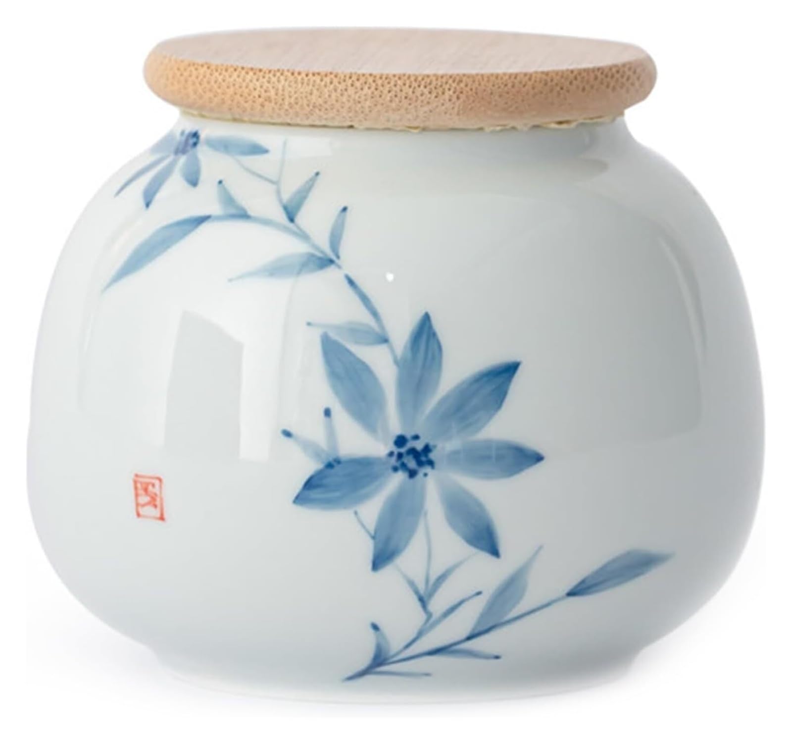 DQZRTUECA Ceramic Tea Caddy Jar With Lid