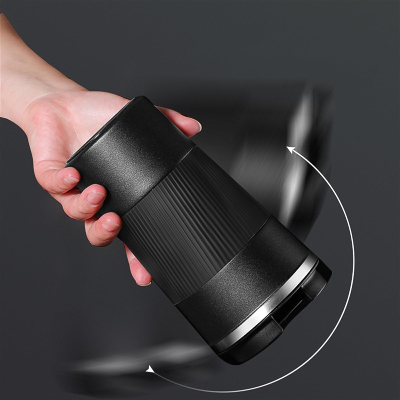 Becher Tassen 12/17oz Kaffee-Thermosbecher, doppelwandiger Edelstahl, tragbare Reiseisolierung, Thermo-Kaffeetasse Kaffeebecher (Color : 2, Size : 510ml)