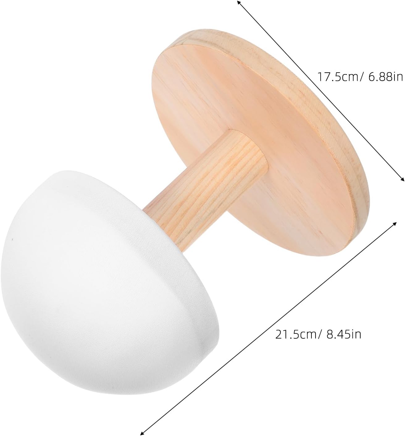 Cabilock Bras Hats Wood Ironing Board Mini Ironing Stools with Padding Round Base Portable Clothes Iron Boards for Small Homes Travel DIY Craft Supplies