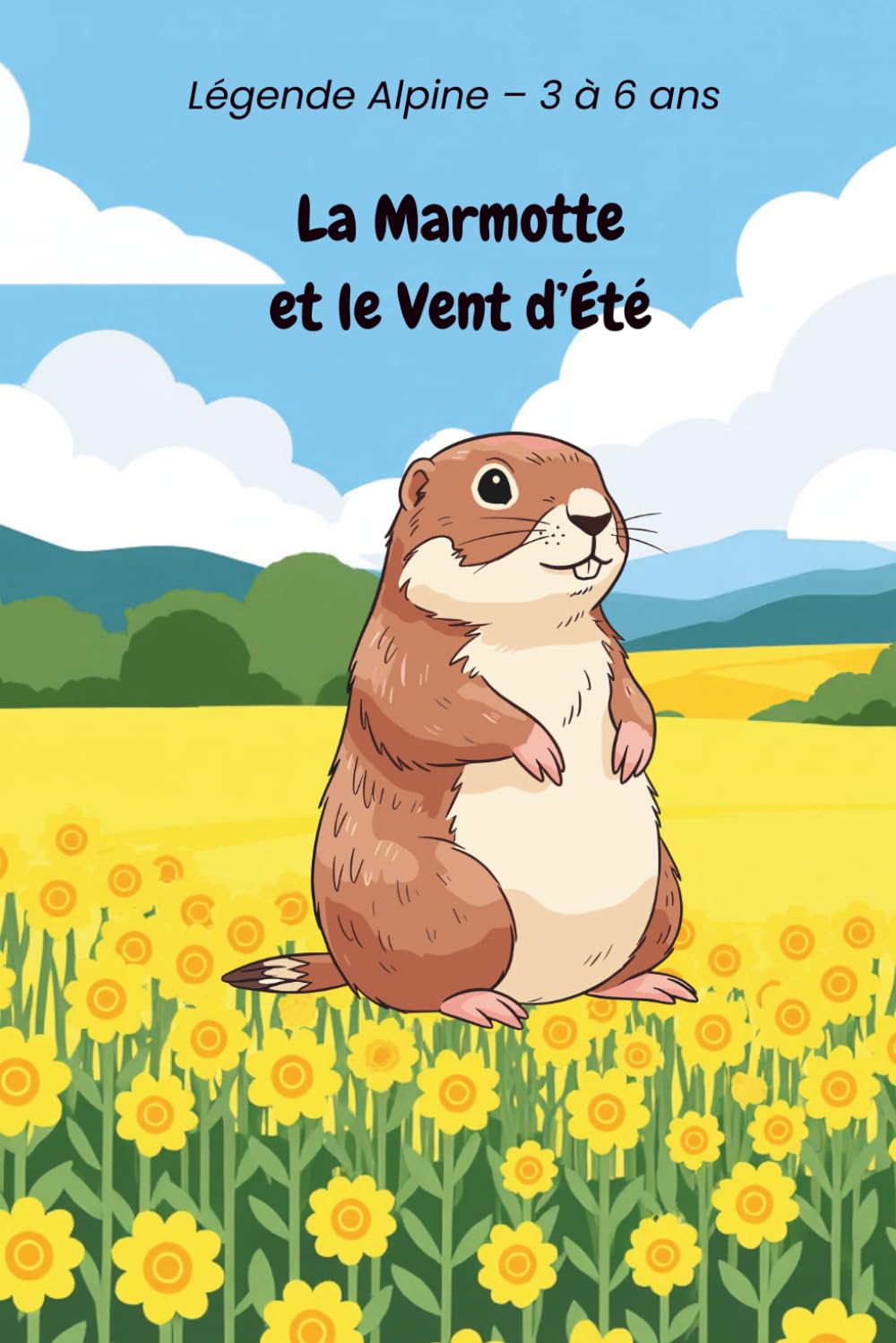 La Marmotte et le Vent d’Été: Album jeunesse – 3 à 6 ans. Histoire complète 24 pages. (Légendes de la montagne)