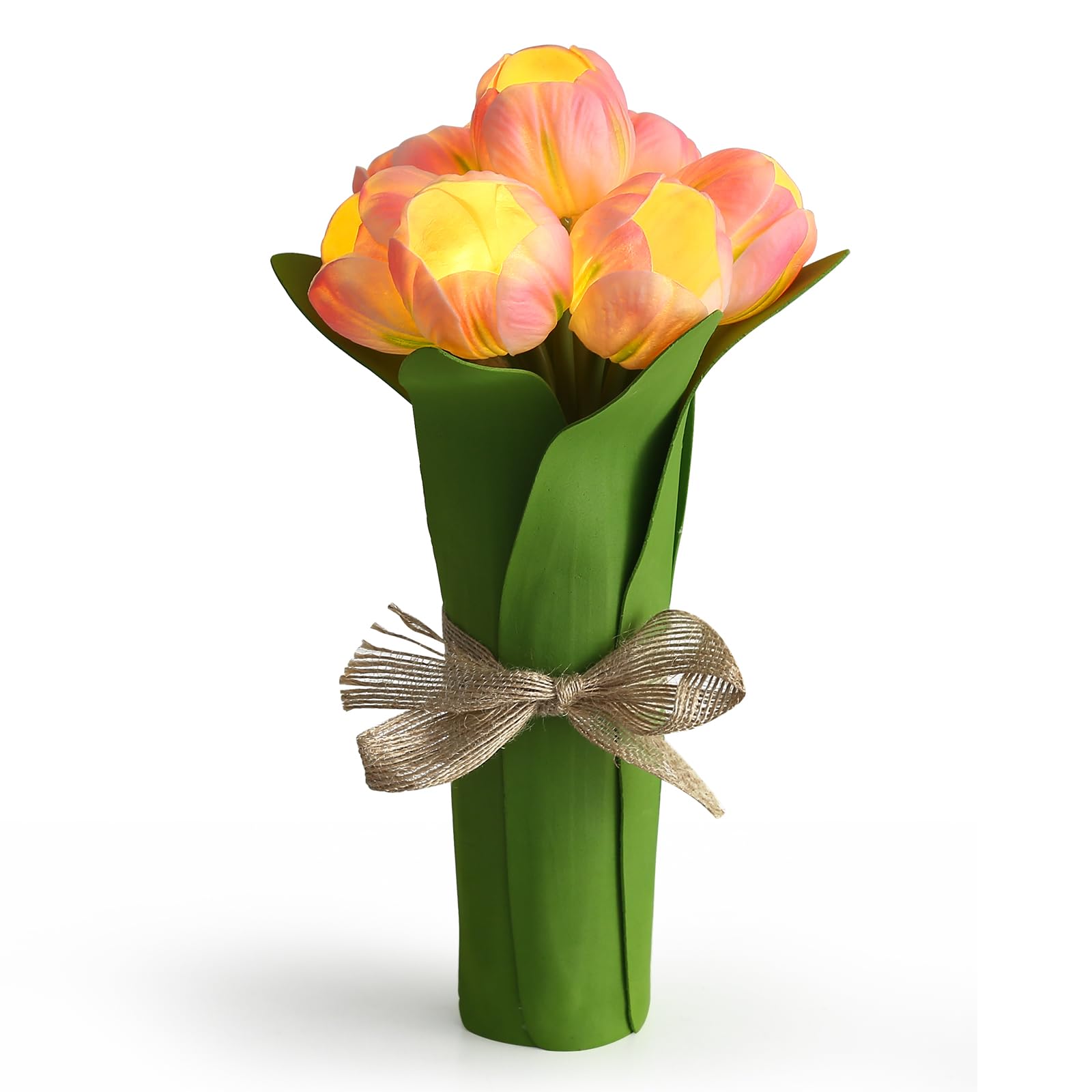 AMWGIMI Birthday Gifts for Women,Tulips Flower Lamp Night Light for Bedroom Decor Gift for Girlfriend Wife Mom Grandma