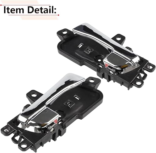 Miniatura 5 de RLB-HILON 1 par de manijas de puerta interiores compatibles con Hyundai Sonata 2011 2012 2013 2014 2015 años, puerta lateral delantera o trasera del