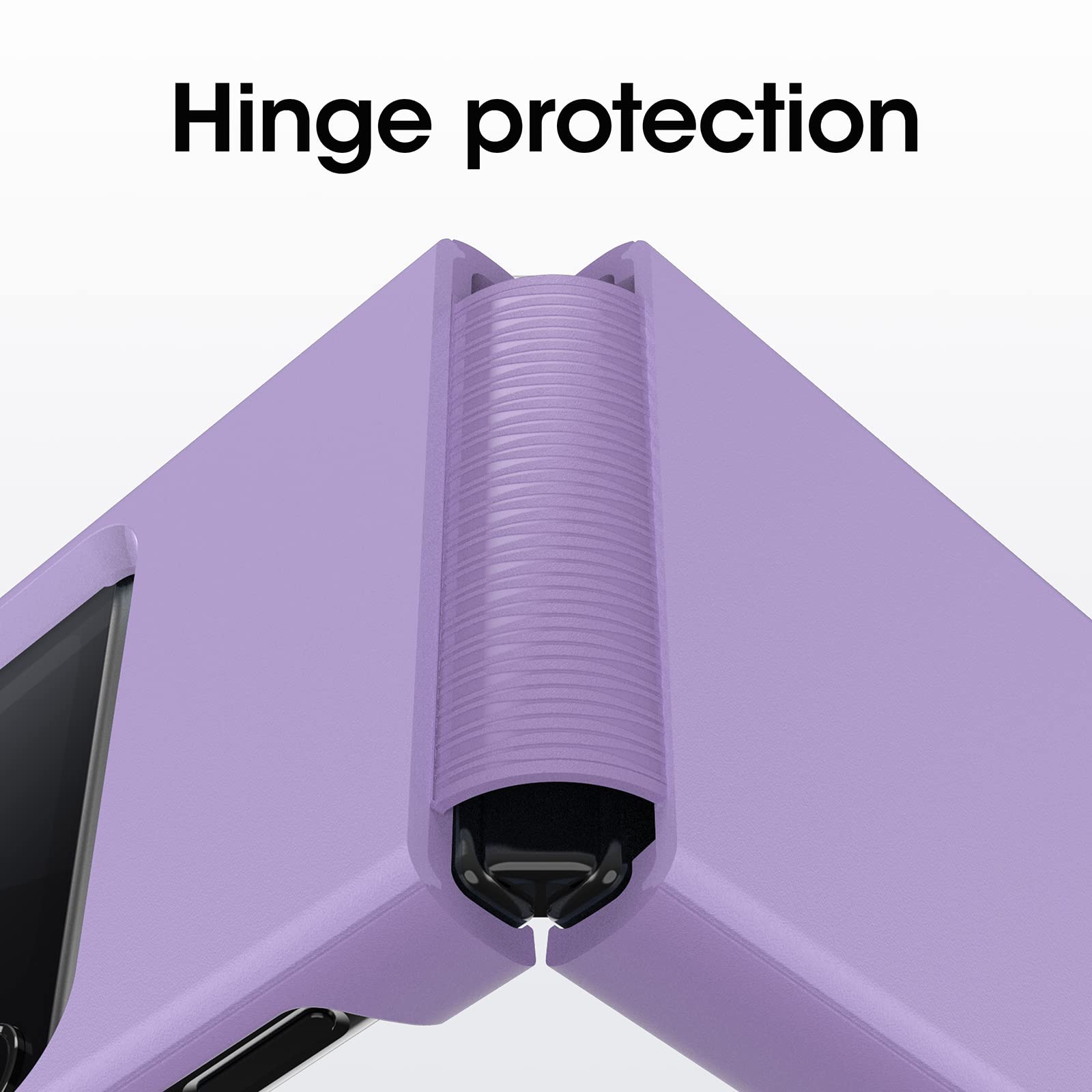 【美品】Samsung Galaxy Z Flip4 パープル　本体　カバー Galaxy Z Flip4 Silicone Cover with ring Purple | Samsung KSA
