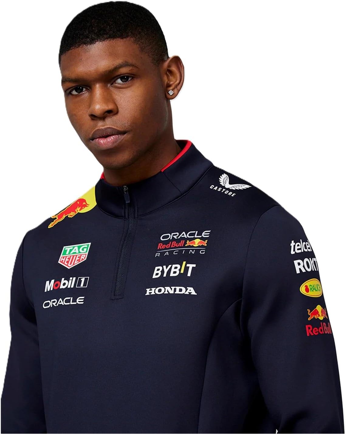 Castore Red Bull Racing F1 Team1/4 Zip Midlayer 2024 Navy, Blue