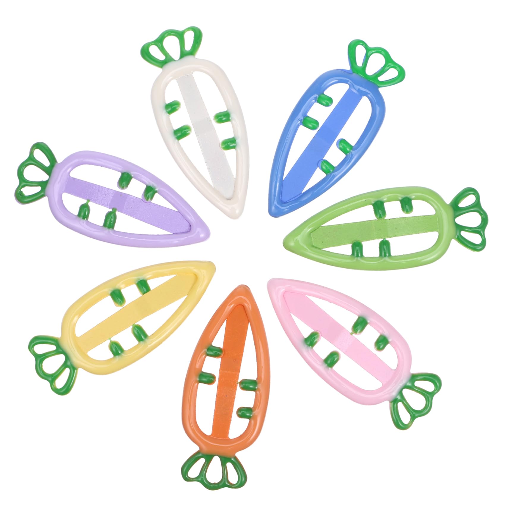 21 Pcs Carrot Hair Clips for Adorable Candy Colored Barrettes for Little Hairpins Fun and for Various Hairstyles Hair Accessories Occasion