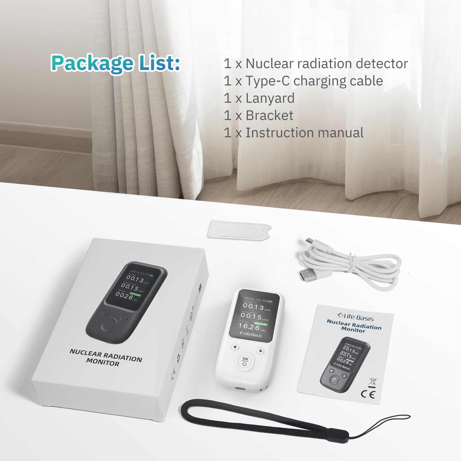LifeBasis Geiger Counter - Radiation Detector -9