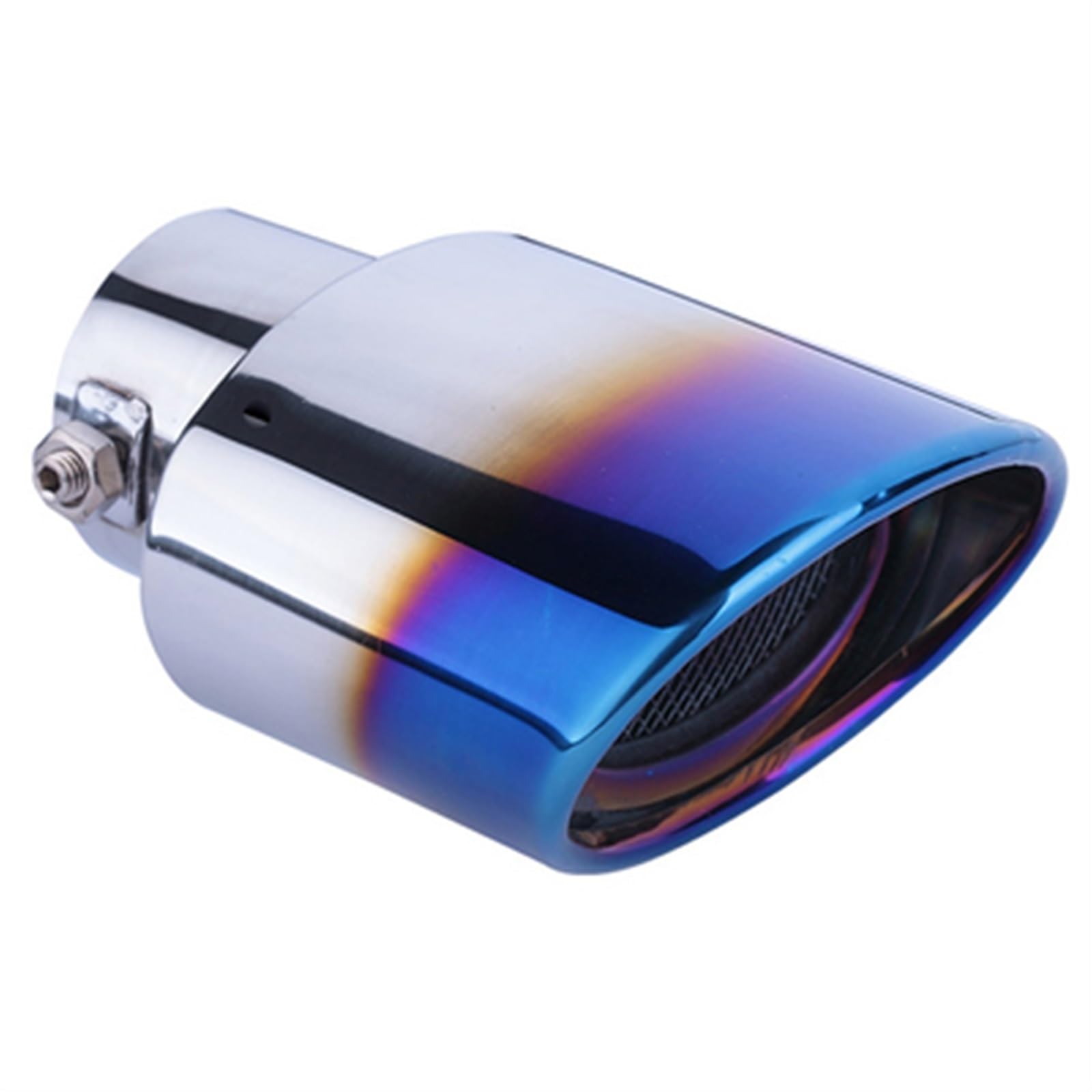 Cubierta Tubo Escape Automóvil Silenciador De Tubo De Escape De Coche De Acero Inoxidable 1 Uds Punta De Silenciador Garganta Trasera para Citroen C3-XR C3XR 2015-2020 Silenciador Punta (Color : 3)