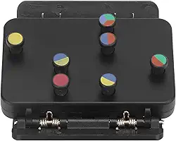 Auxílio de aprendizagem de acordes de ukulele, ferramenta de prática codificada por cores com superfície de silicone para ukulele de 58 e 66 centímetros (reforço de ukulele)