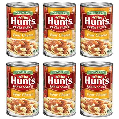 Hunt's, Premium Four Cheese Pasta Sauce, 24oz Can (Pack of 6) image 2