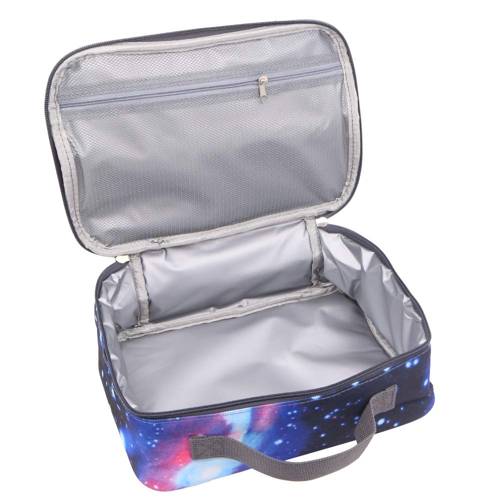 Fox Galaxy Lunch Box Borsa termica riutilizzabile per il pranzo Tote