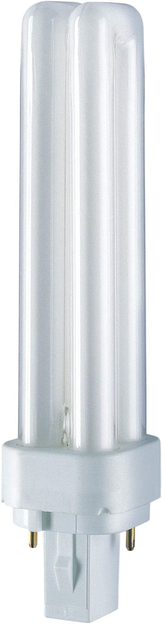 Osram 840 Dulux D Light Bulbs 26 Watt 2P G24d-3 Pack of 10