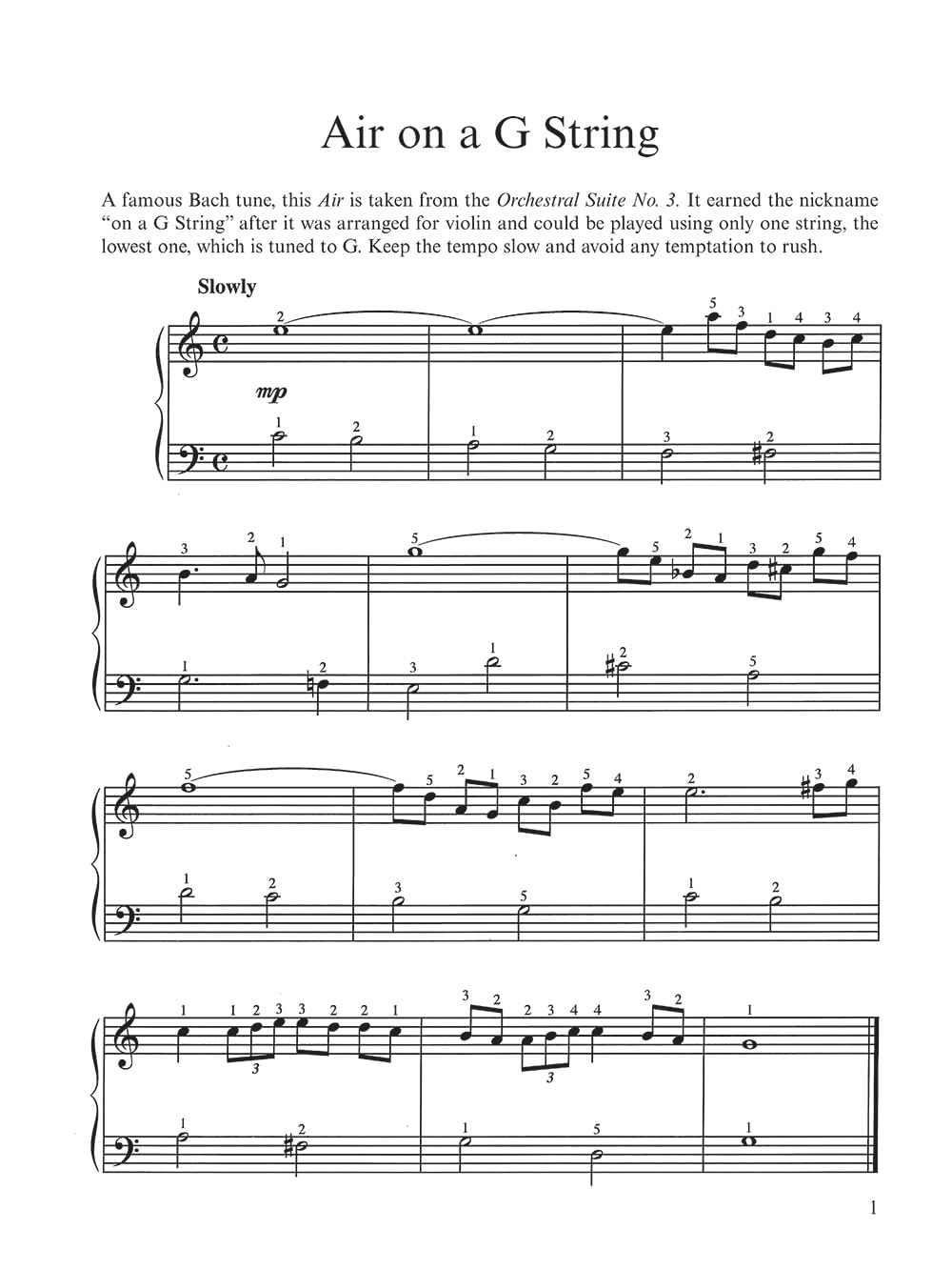 My first book of bach piano: For the Beginning Pianist with Downloadable Mp3s