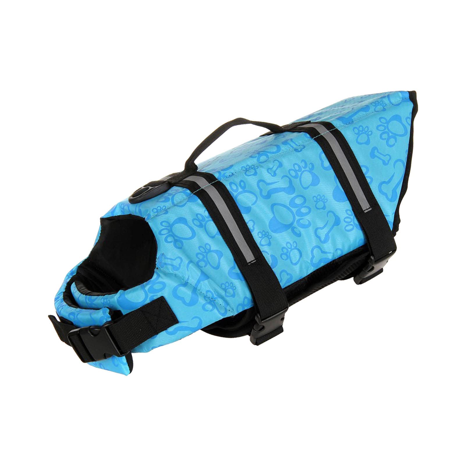 Pet Life Preserver with High Buoyancy Dog Lifesaver for Small Medium and Large Dogs Swimming Vest Lightweight High Reflective Pet Lifesaver for Small and Medium Breeds (M)