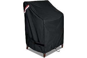 KylinLucky Waterproof Stack Chair Cover for 4-6 Chairs