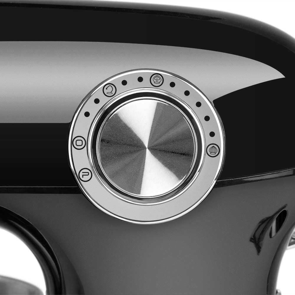 Batidora amasadora Orbegozo AM 6600, bol inox de 5 litrod, potencia 1000V, negro
