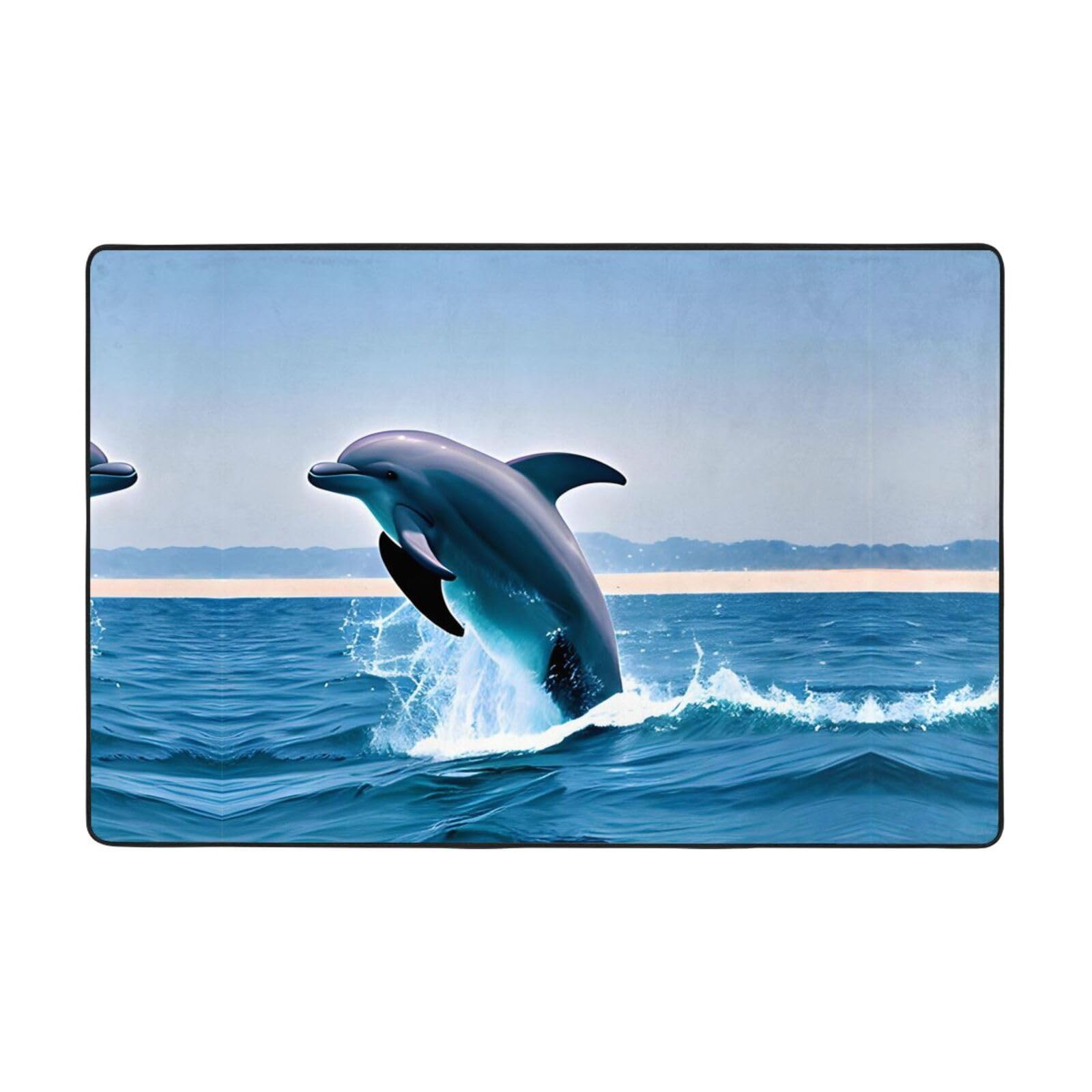 Tapis absorbant l'eau HYTTER en velours fin et flanelle durable 91x61 cm