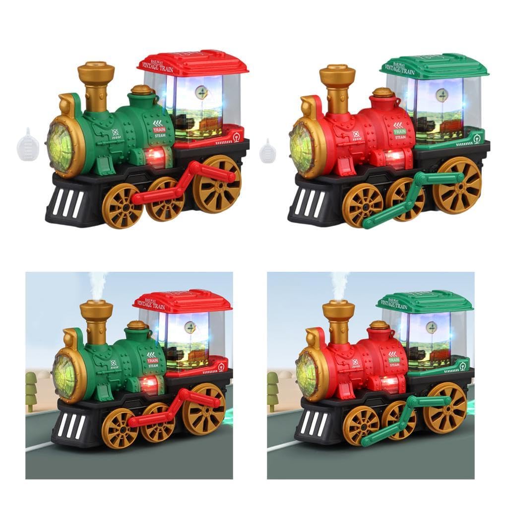 Tren Eléctrico, Juguete Educativo para Niños Pequeños, Locomotora de, Tren Musical, Ideal para Niños de 3 años en Adelante. Regalo de Cumpleaños, Rojo