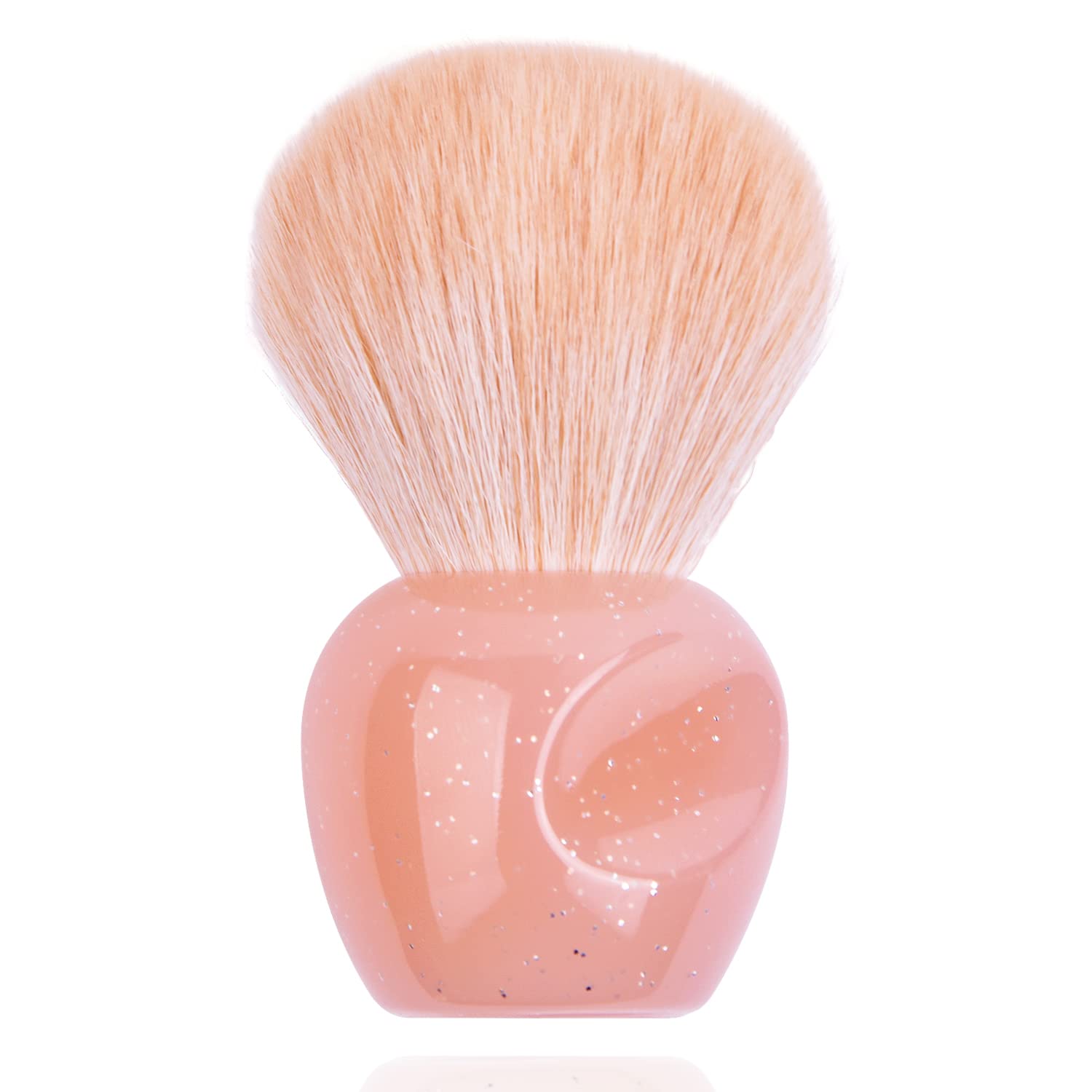 Nail Dust Brush Fluffy Nail Art Dust Remover for Acrylic Gel Nails Pink