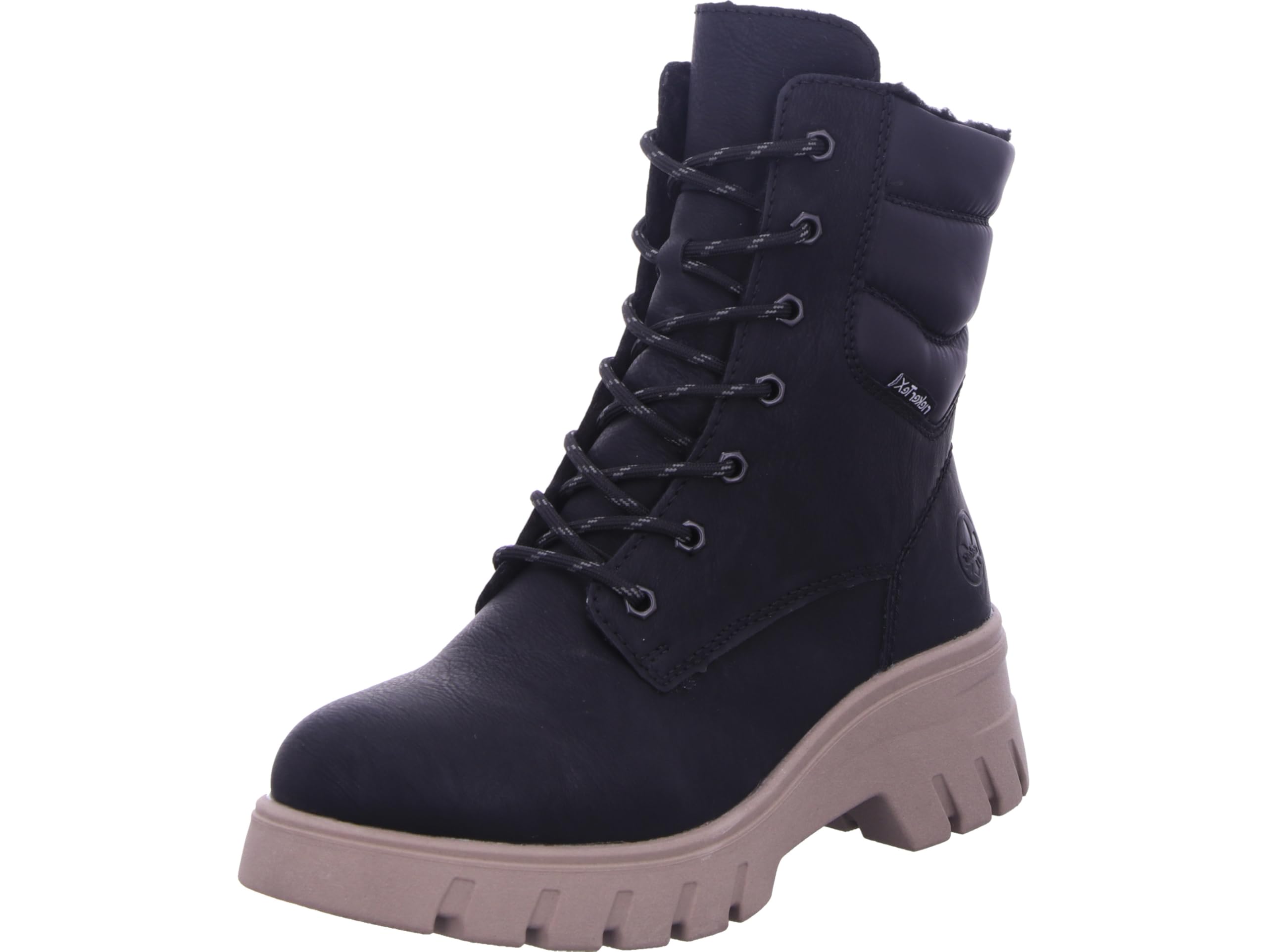 Rieker Women's 71831 Lace-Up Boots, black, 37 EU Weit