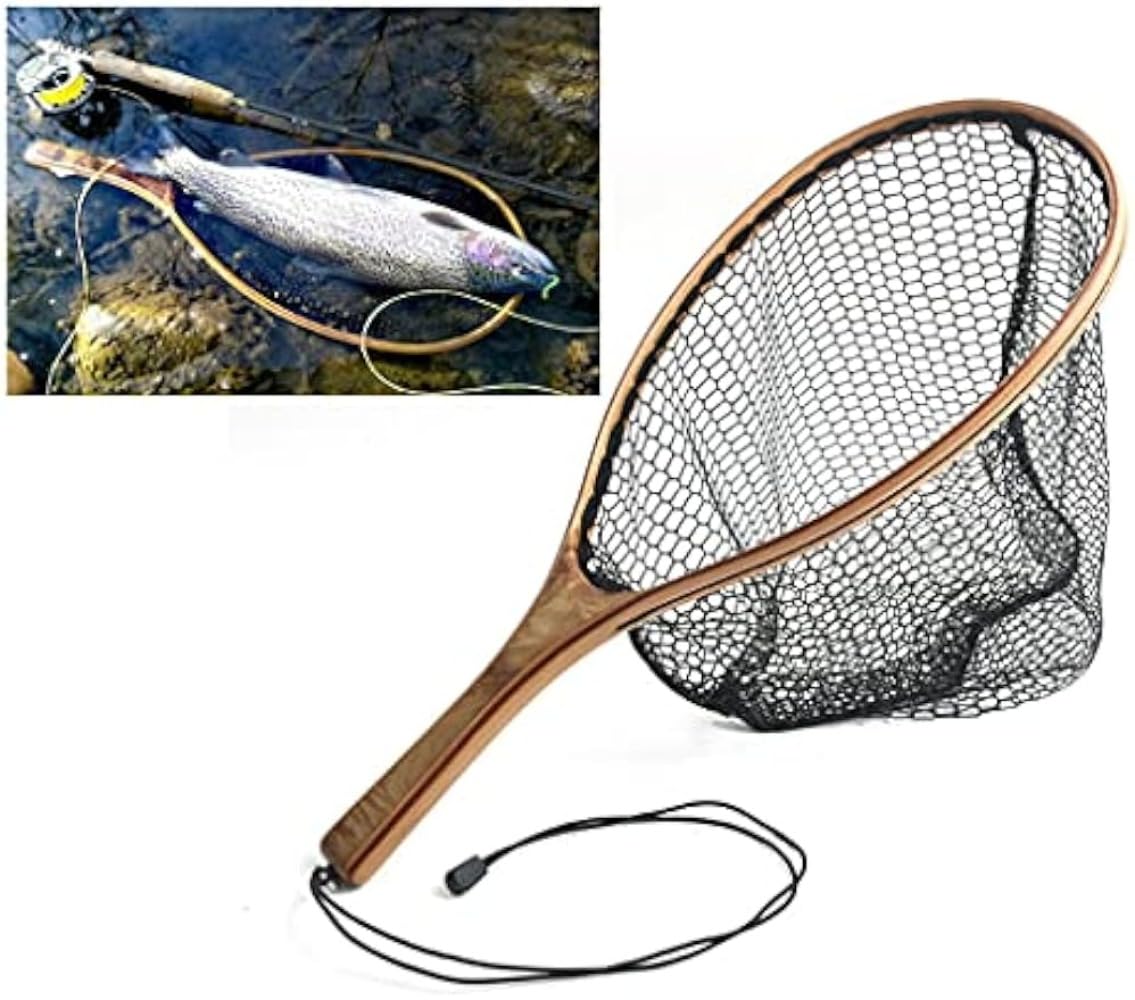 Amazon | 管釣り 魚を傷つけない 渓流釣り ネット ランディング