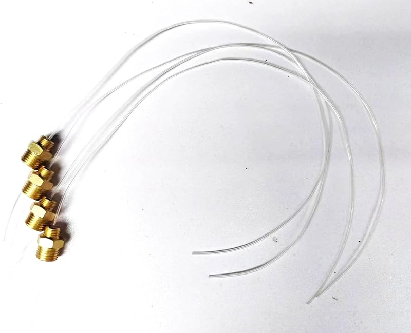 Kit de manutenção com tubo de líquido e parafuso para pistola Tornador z-010, ferramenta de sopro z-014 e z-020, preto, 10 cm, 4 peças
