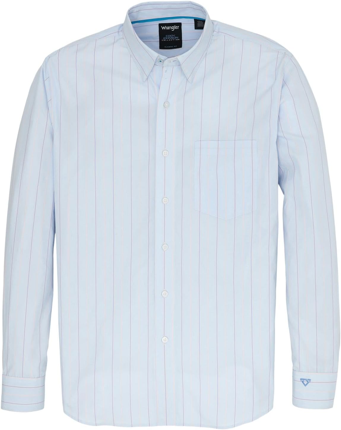 Wrangler Men's Cody Johnson Blue Stripe Shirt