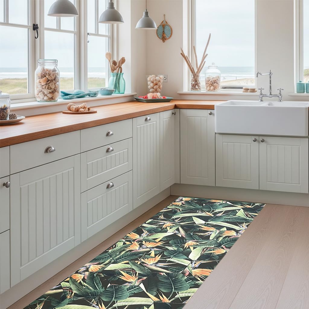Tapis en vinyle lavable pour protéger le sol de la cuisine Tadi & Imperio1979 67x300