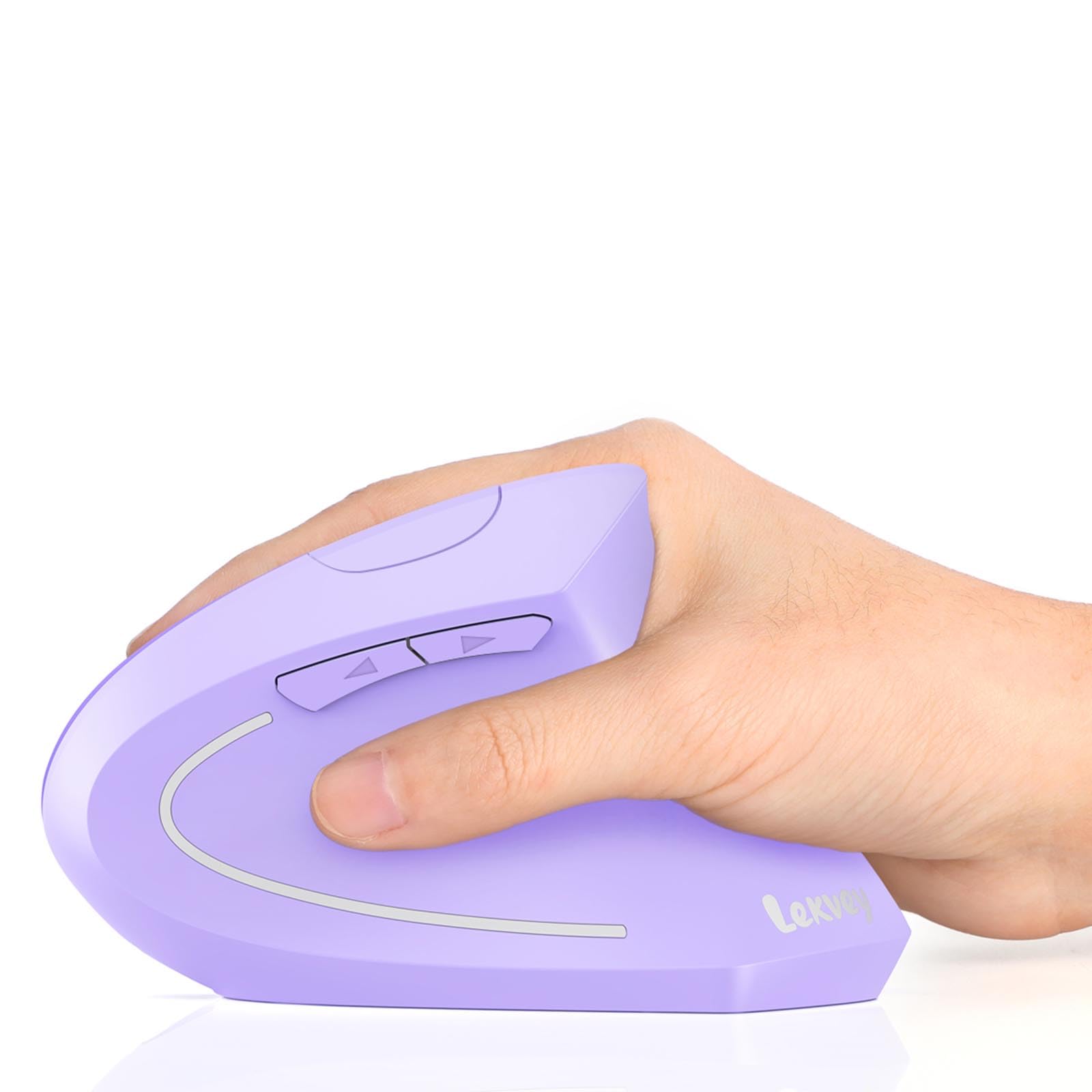 Lekvey Ergonomic Mouse, Vertical Wireless Mouse, Rechargeable 2.4G