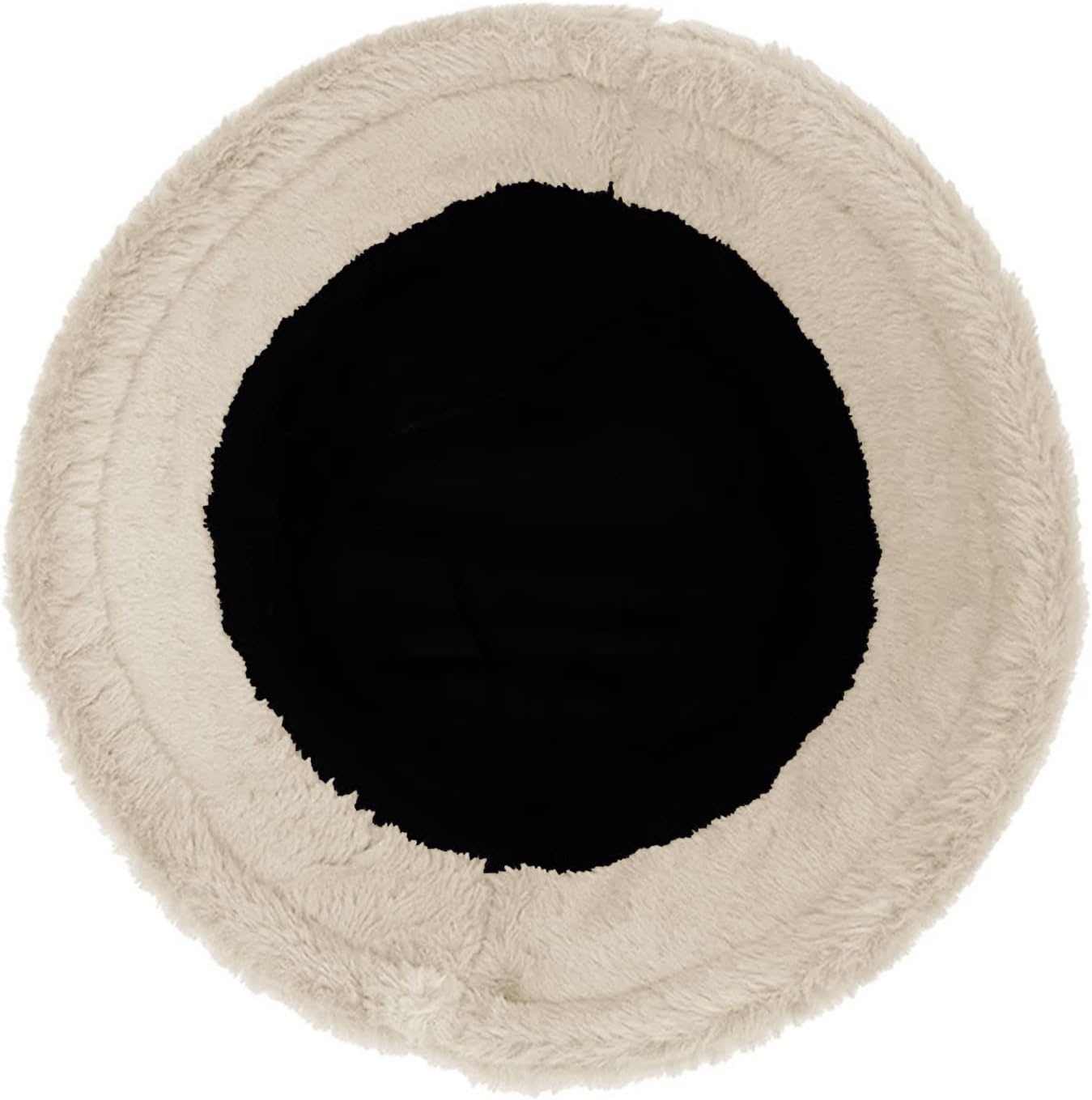 Women Plush Fluffy Bucket Hat Warm Lining Winter Faux Fur Cozy Wide Brim Winter - Image 4