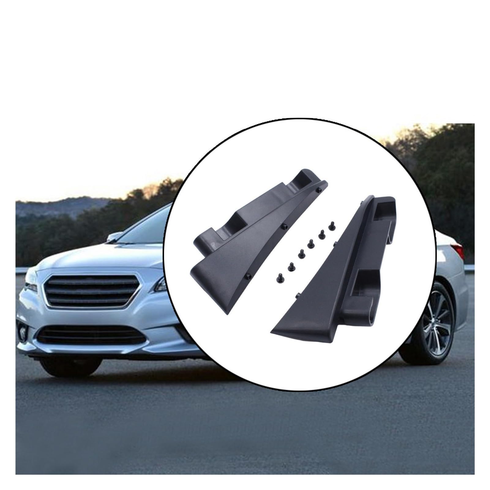 Rear Trunk Luggage Cover C-Pillar Side Bracket Parcel Shelf 1 Pair Compatible With