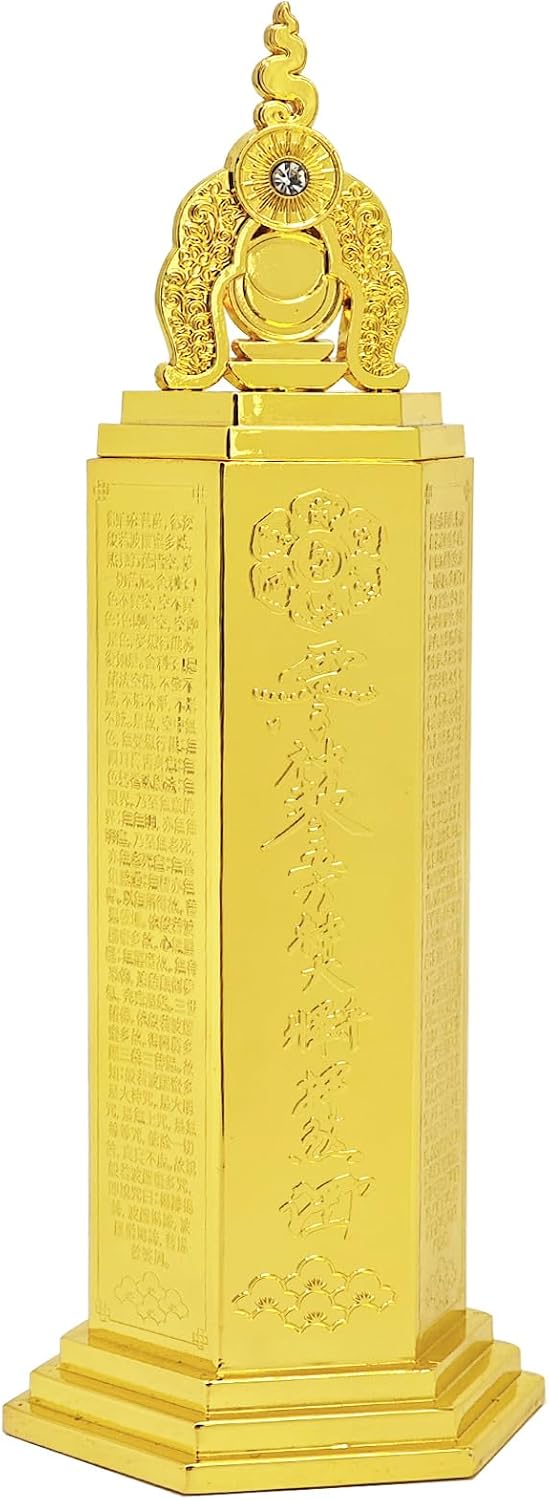 Feng Shui 2026 Heart Sutra Pagoda Anti Evil Happiness Good Luck Amulet Statue Home Decoration