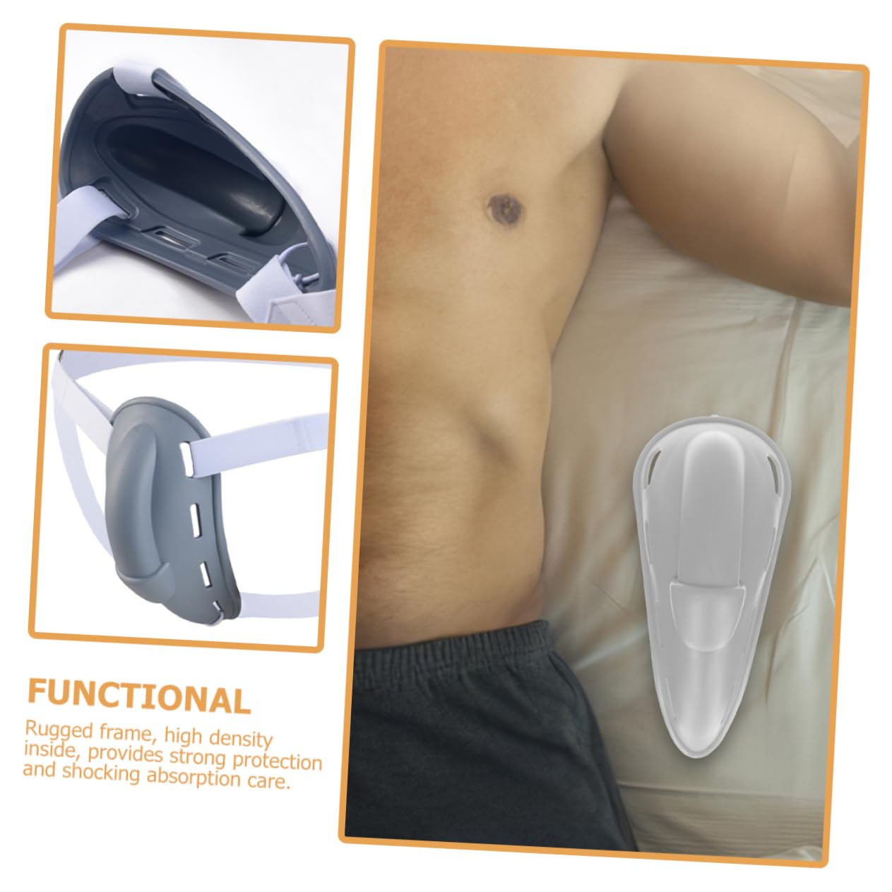 Homoyoyo Protector Cup Sports Groin Protector Crotch Guard Comfortable Breathable Men's Supplies