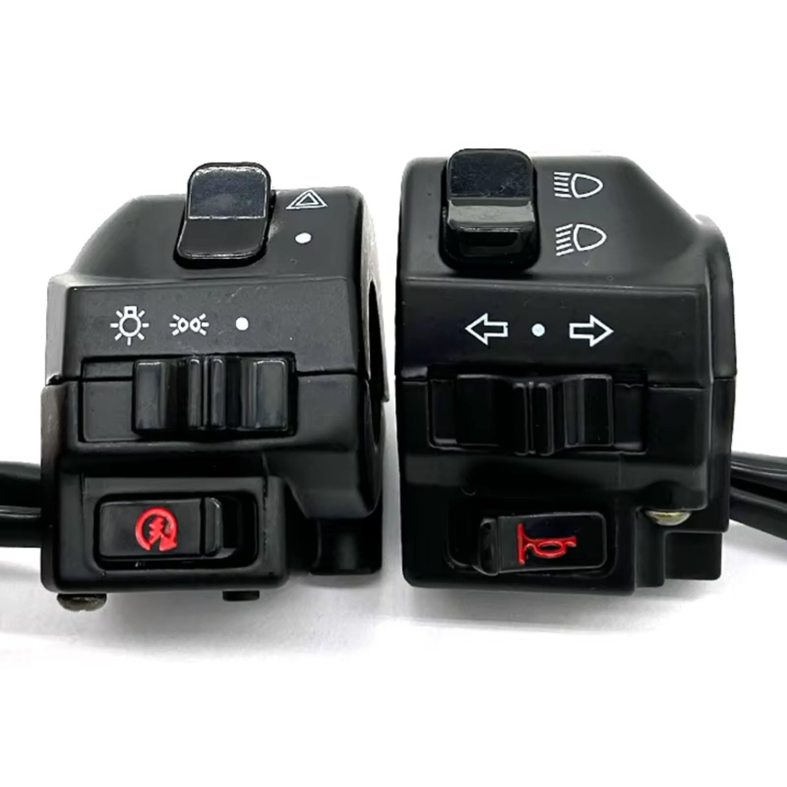 Controlador De Luces Motocicletas 7/8" 22MM, para Botones De Control De Faros De Señal De Giro Universales, Claxon De Moto