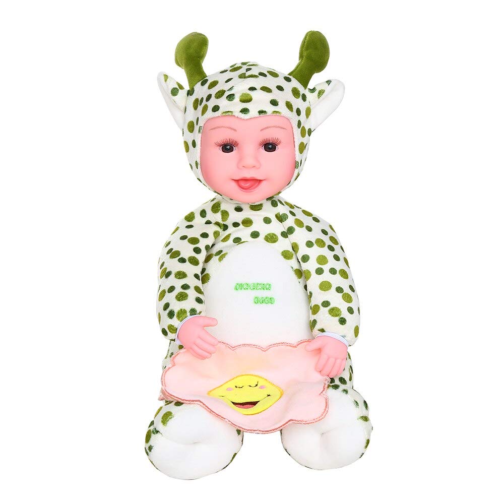 Nickspool® Peek-A-Boo Soft Plush Laughing Doll Toy for Kids Voice Activated with Moving Arms and Touch Sensor Soft Push Stuffed Talking Doll/Musical Doll Baby Girl Toy