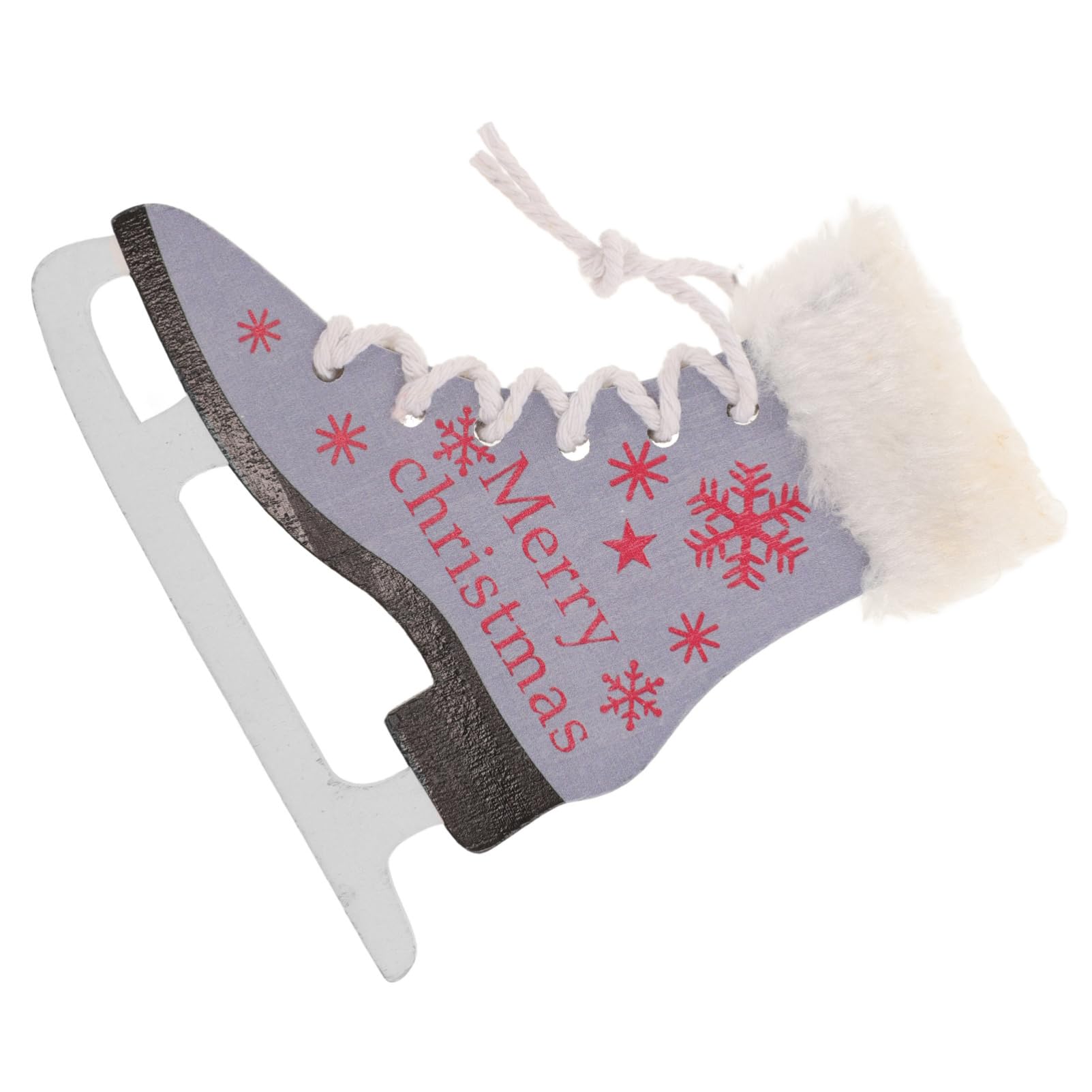 BESPORTBLE Holiday Decor Blue Shoe Ornaments Ice Skates Christmas Tree Decorations Keychain