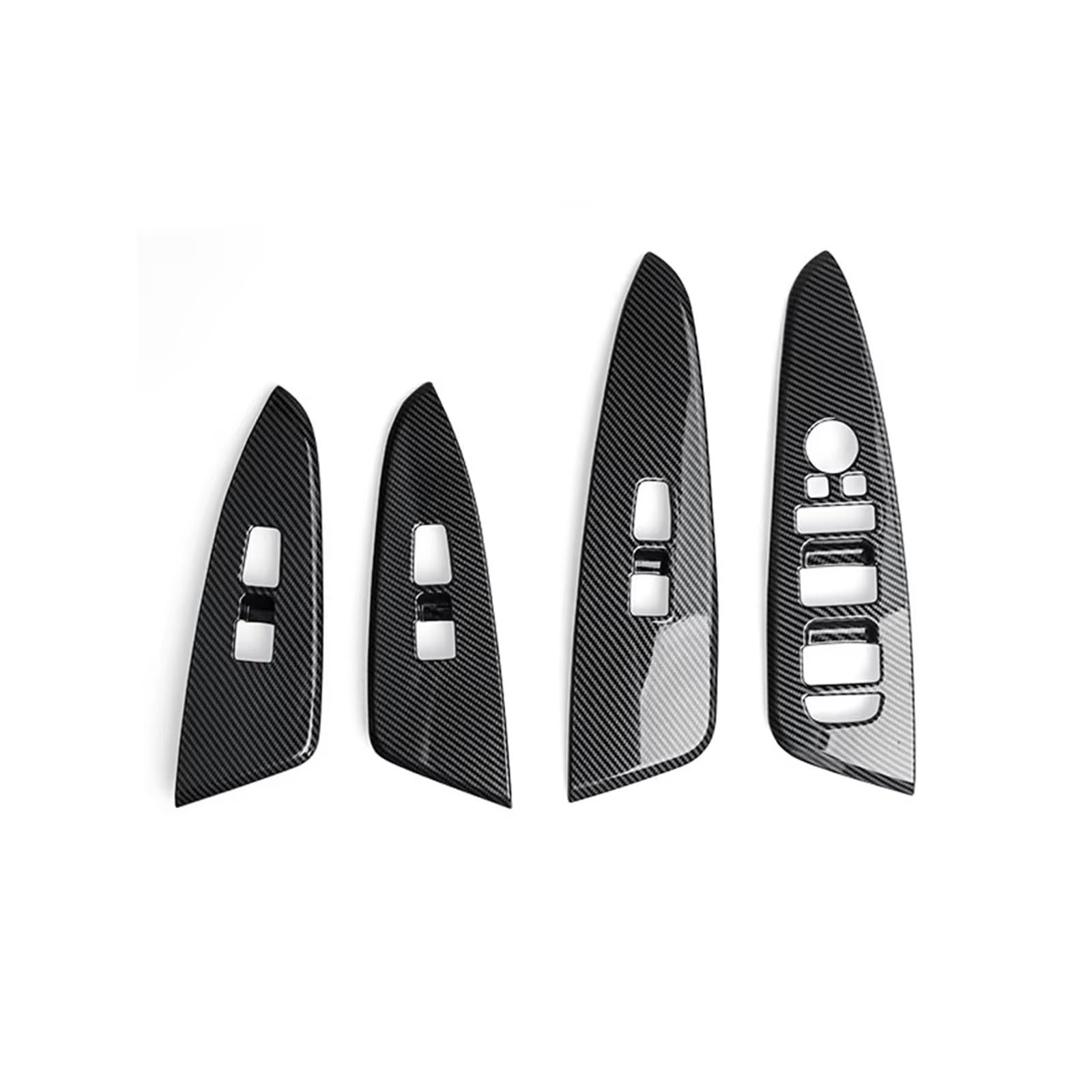 for Kia for Sportage for NQ5 Car Glass Switch Panel Sticker Inner Door Armrest Trim Strip Window Lift Cover Interior Trim Cover Panel(RHD)