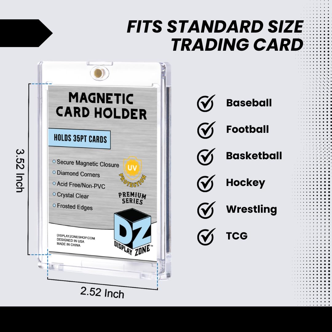 Amazon.com: (Box 25) Display Zone 35pt Magnetic Card Holder