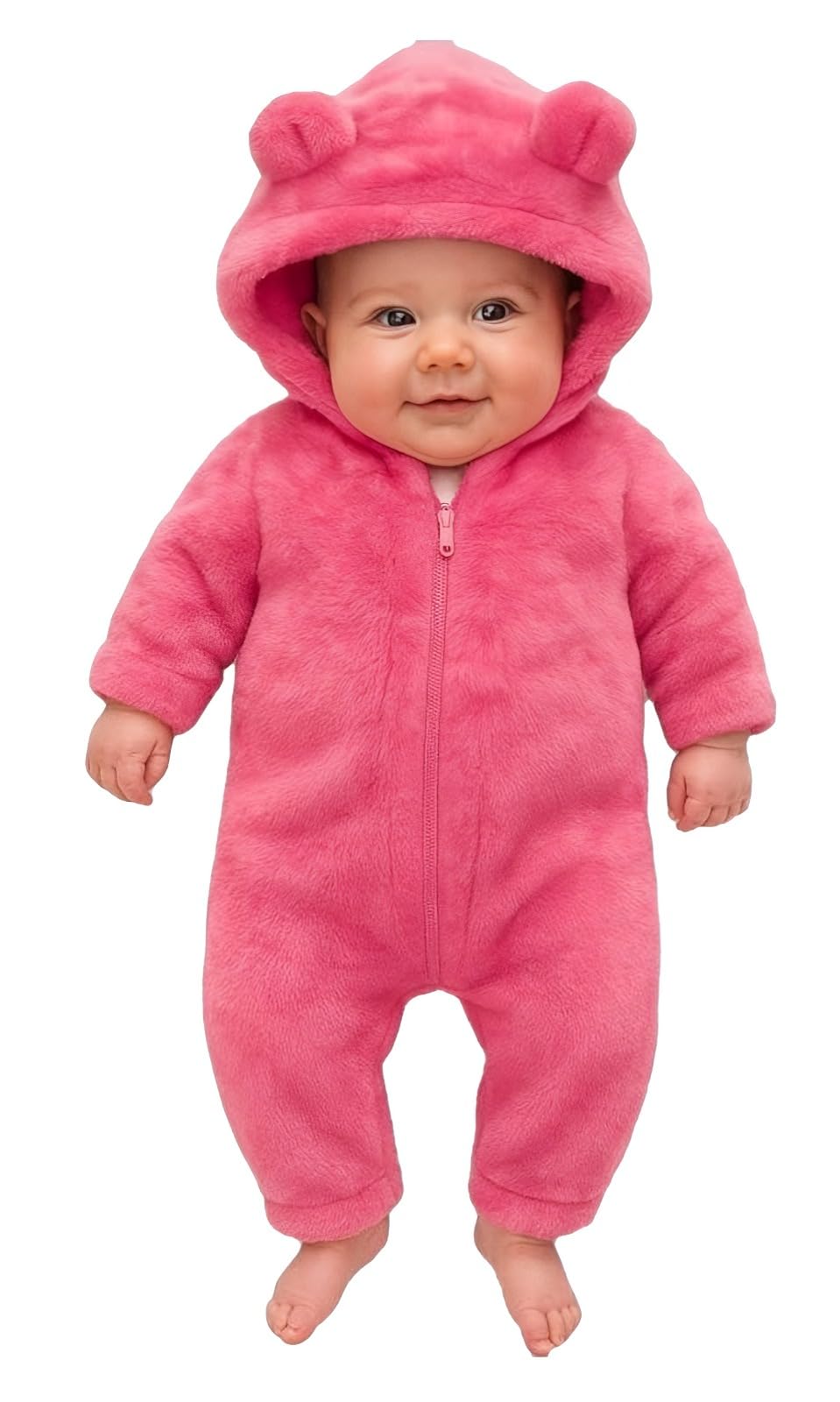 Baby Romper Jumpsuit Hooded Combo Pack of Clothes Set For Baby Boys & girls Pack of 2 Pcs, 3-9 Months-picture-17