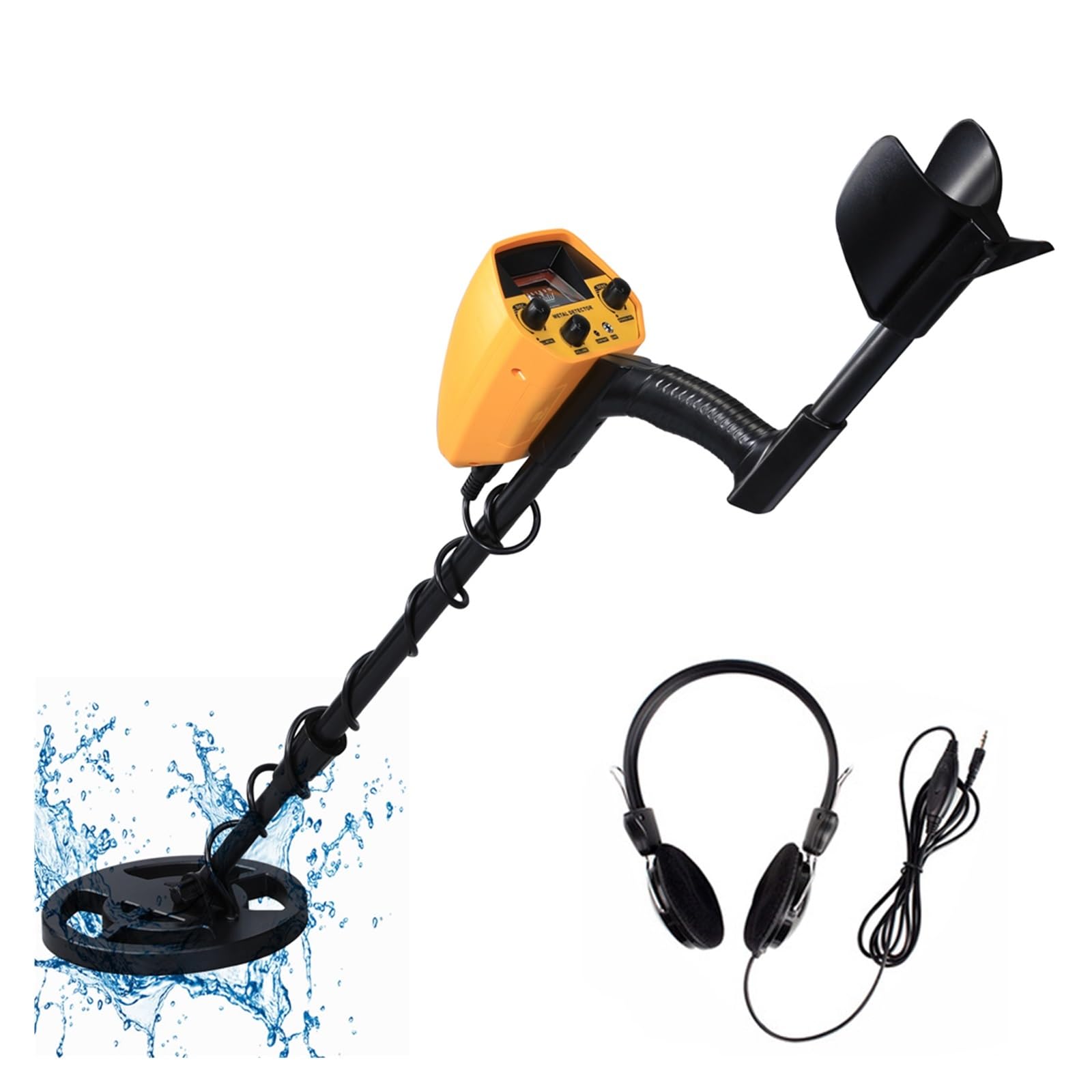 Metal Detector, GTX 5030 Professional Underground Metal Detector Metal Finder High Sensitivity Treasure Hunter Gold Digger(Rosso)