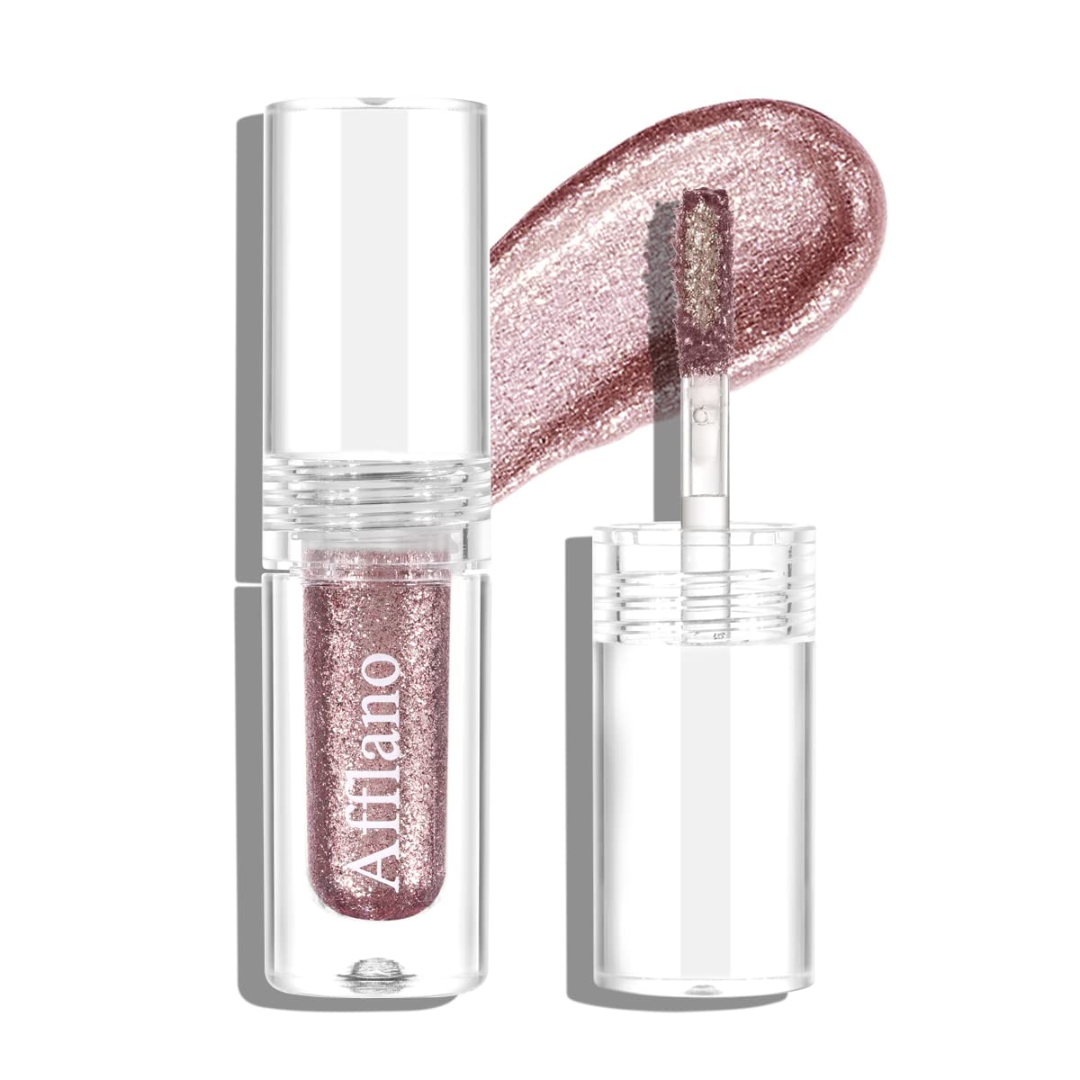 Metallic Glitter Liquid Eyeshadow For Eyes Makeup,High-Impact Multi-Dimensional Finish,One-Swipe Coverage,Long Lasting & No Creasing Liquid Shimmer Eyeshadow,Talc Free Fit Mature Skin For old women,#2