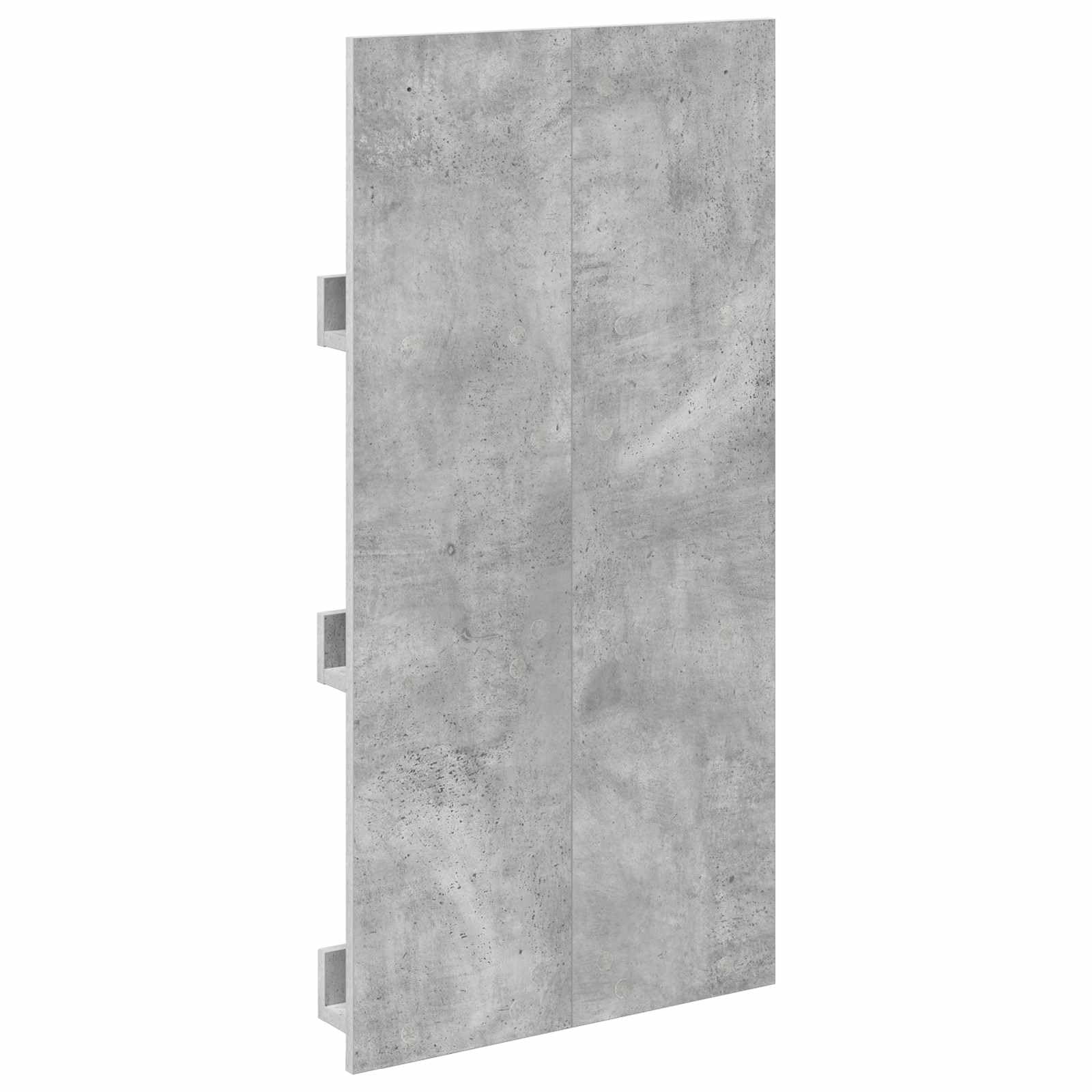 Magazinregal Beton Grau 51 x 11 x 102 cm Holzwerkstoff Zeitschriftenständer für Bücher und Zeitschriften mit schlankem Design zur Büroorganisation