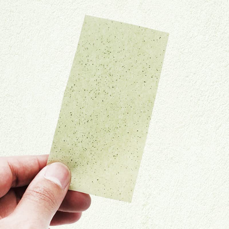 Miramar Face Skin Care Oil Blotting Absorbing Paper with Green Tea Unisex Absorbing Sheet Oily Face Blotting Matting Tissue for Girl's and Women's (Green) (100 Piece) 3