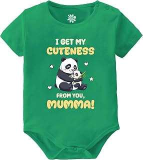 Baby Buzz I Get My Cuteness From You, Mumma! Dress Romper For Baby Boy Girl | Newborn Baby Clothes | Mother & Baby Theme |... Price In India