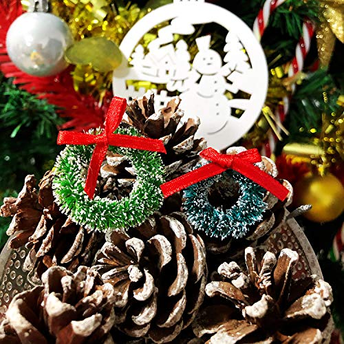 Mini Christmas Wreaths Decorations, 12 pcs - Image 4
