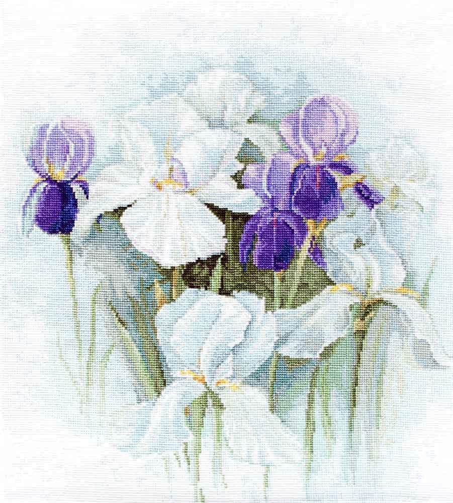 Luca-S B2367 Irises - Cross Stitch Kit