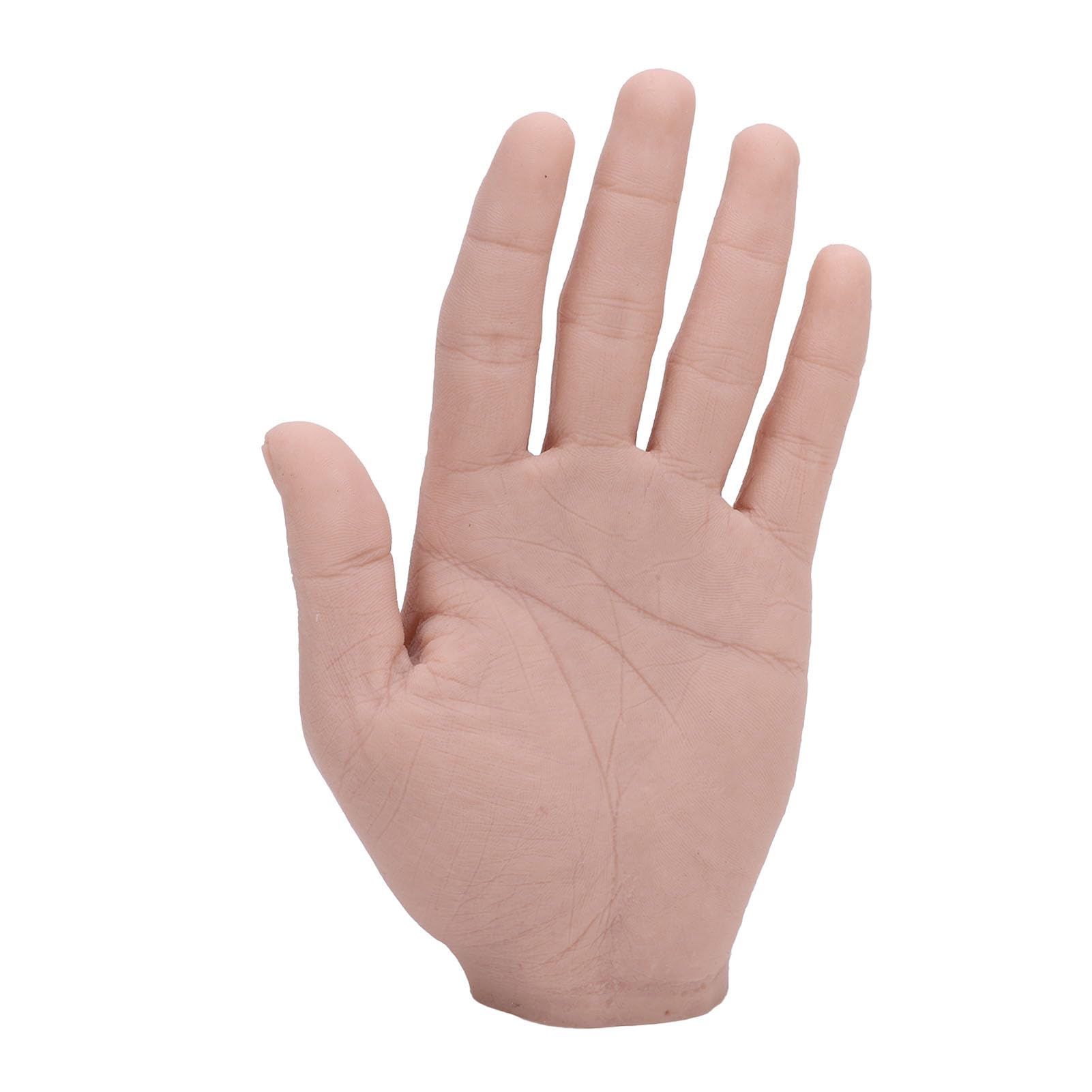Modello di Mano Maschile in Silicone Simulazione Riutilizzabile Modello di Mano Artificiale in Silicone Mano Artificiale Pieghevole per Pratica di Pittura di Oggetti di Scena del